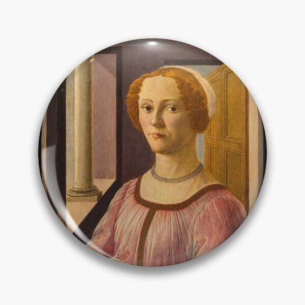 Item preview, Portrait of a Lady in Pink designed and sold by artofuniverse.