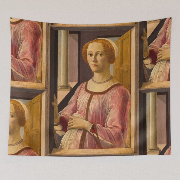 Item preview, Portrait of a Lady in Pink designed and sold by artofuniverse.