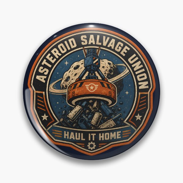 Item preview, Asteroid Salvage Union Work Patch designed and sold by agearb.