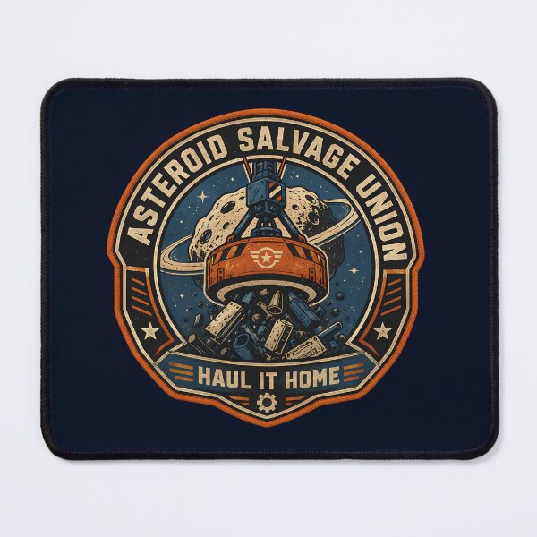 Item preview, Asteroid Salvage Union Work Patch designed and sold by agearb.