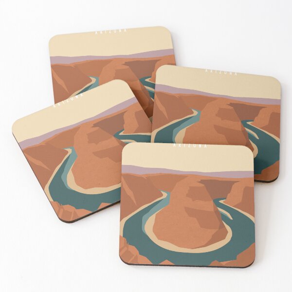 Item preview, Horseshoe Bend Minimalist Artwork designed and sold by Zakaria Azis.