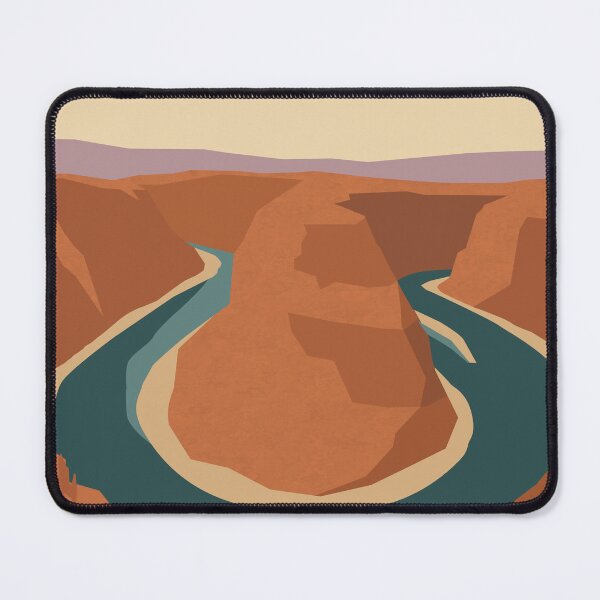 Item preview, Horseshoe Bend Minimalist Artwork designed and sold by Zakaria Azis.