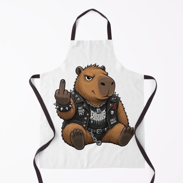 Item preview, Middle Finger Rebellious Capybara designed and sold by pUNKnown.