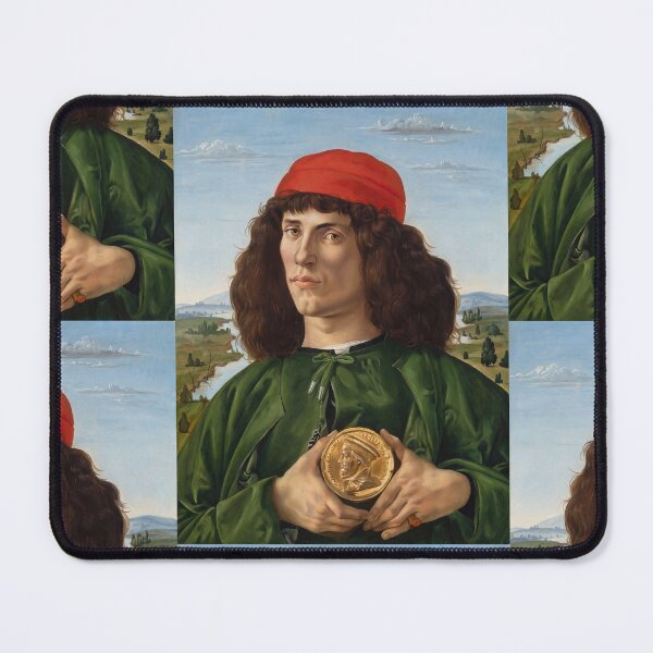 Item preview, Renaissance Man Holding a Gold Medal designed and sold by artofuniverse.