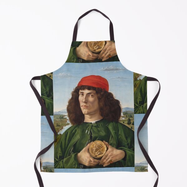 Item preview, Renaissance Man Holding a Gold Medal designed and sold by artofuniverse.