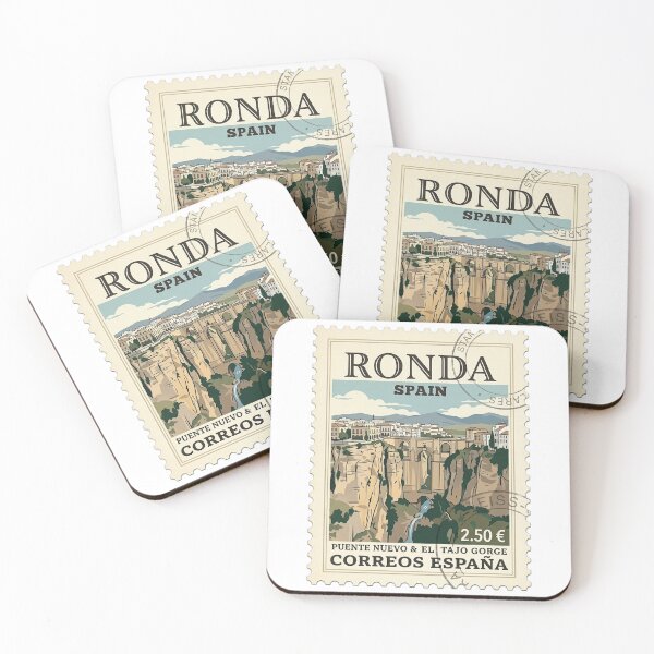 Item preview, Ronda Spain Gorge Puente Nuevo Travel Stamp designed and sold by k3rstman1.