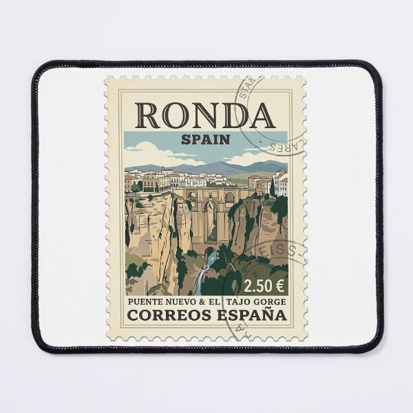 Item preview, Ronda Spain Gorge Puente Nuevo Travel Stamp designed and sold by k3rstman1.