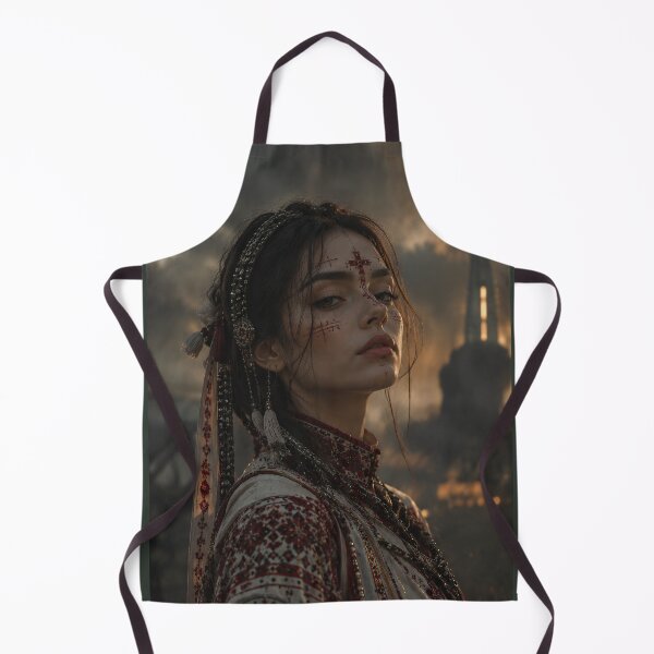 Item preview, Cyberpunk Motanka Guardian Spirit of Ukraine designed and sold by Vaelia.