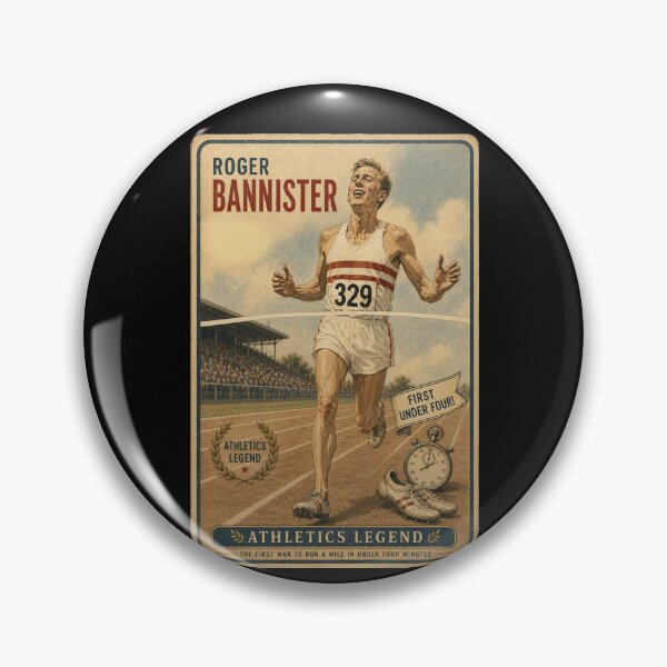 Item preview, Roger Bannister - Trading Card designed and sold by halibutgoatramb.