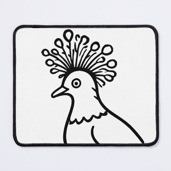 Item preview, Minimalist Line Art Crowned Bird Illustration designed and sold by MandalasLovers.