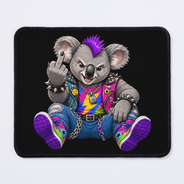 Item preview, Middle Finger Rebellious Koala designed and sold by pUNKnown.