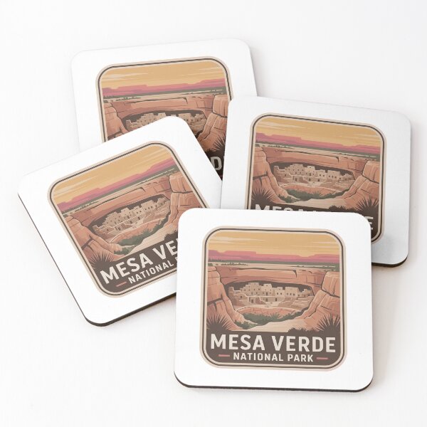 Item preview, Mesa Verde National Park Vintage Travel Badge designed and sold by Teelogic.