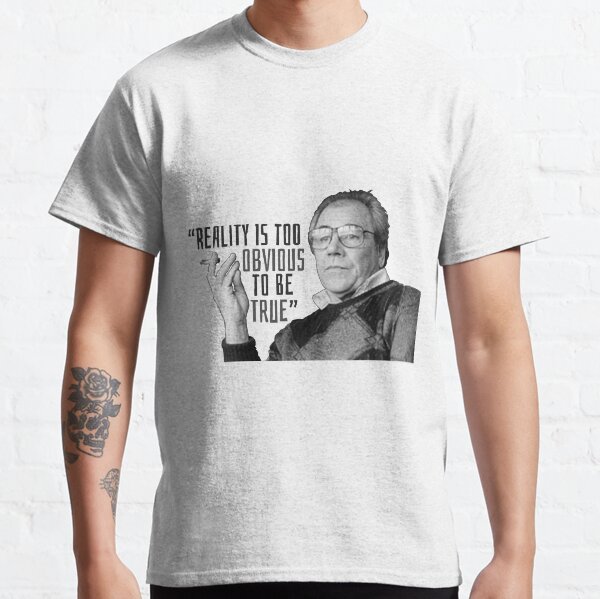 "Reality is Too Obvious to be True" | Jean Baudrillard Classic T-Shirt