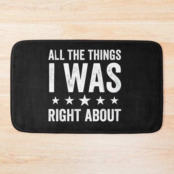 Item preview, All The Things I Was Right About Five Star Rating Distressed Retro Classic T-Shirt designed and sold by pawsome purrfect.