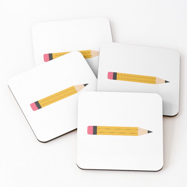 Item preview, Yellow Wooden Pencil with pink eraser,School supply, education, back to school, stationery designed and sold by CHERRY--SHOP.