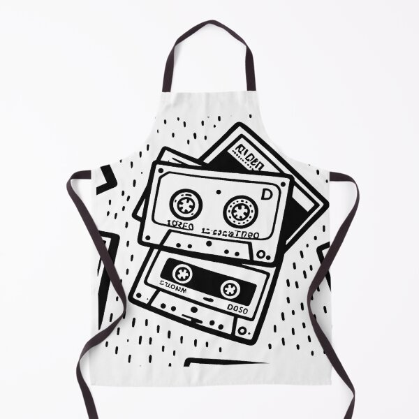 Item preview, Retro Cassette Tapes Line Art Illustration designed and sold by MandalasLovers.