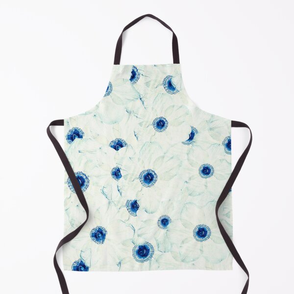 Item preview, Delicate Blue Pressed Daffodils Botanical Floral Pattern designed and sold by Elżbieta  Kaps.
