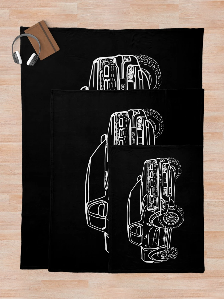 Thumbnail 5 of 6, Throw Blanket, Ford Ranger Raptor designed and sold by Aurealis.