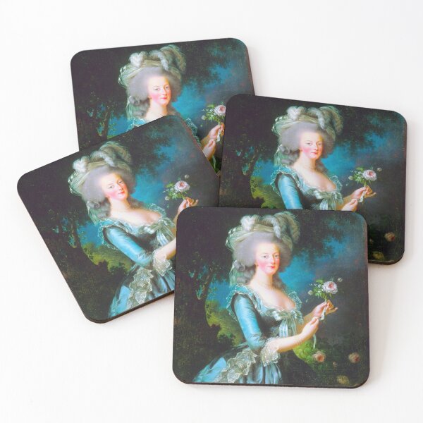 Item preview, Marie Antoinette with a Rose by Elisabeth Vigée-Lebrun (1783) designed and sold by Vernissage-dart.