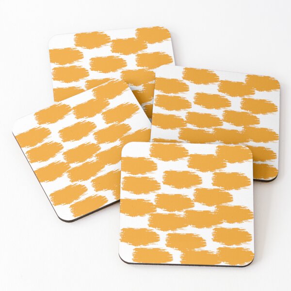 Item preview, Brush Study No. 44 Marigold Abstract Wall Art | Warm Orange Modern Artwork | Minimalist Contemporary Decor designed and sold by KleanGirlAesthetics.