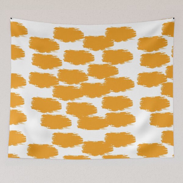 Item preview, Brush Study No. 44 Marigold Abstract Wall Art | Warm Orange Modern Artwork | Minimalist Contemporary Decor designed and sold by KleanGirlAesthetics.