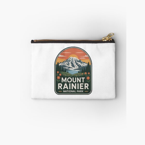 Item preview, Mount Rainier National Park Vintage Travel Badge designed and sold by Teelogic.