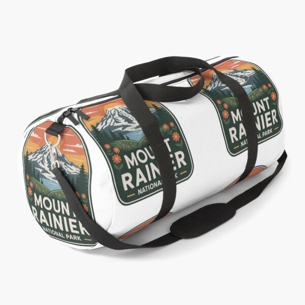 Item preview, Mount Rainier National Park Vintage Travel Badge designed and sold by Teelogic.