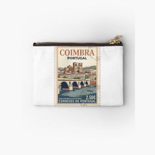 Item preview, Coimbra Portugal Santa Clara Bridge Travel Stamp designed and sold by k3rstman1.