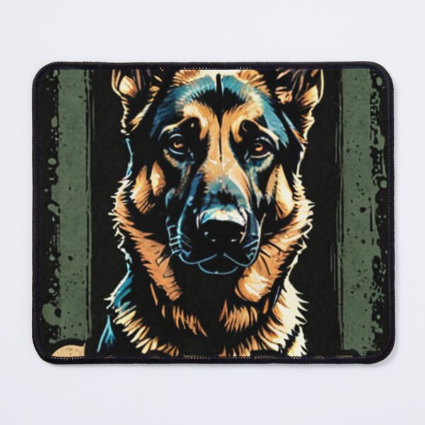 Item preview, Animals - Depicted Shepherd Dog, Textured Digital Illustration designed and sold by World-Pets.