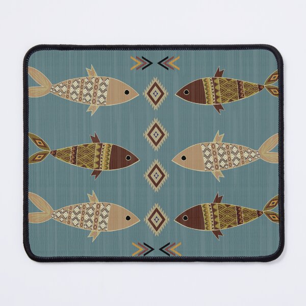 Item preview, Colorful fish pattern area rug featuring beautifully designed and sold by Line-Aura.