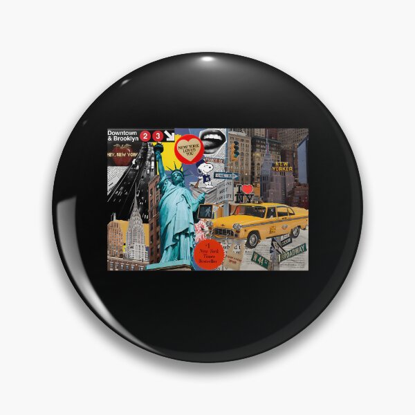 Item preview, Iconic New York City Skyline Travel Moodboard Collage designed and sold by tngo57535.