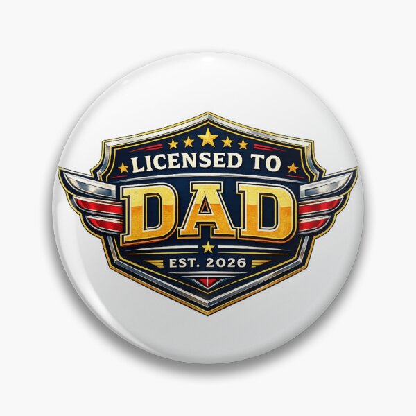Item preview, Licensed To Dad Minimalist New Dad Father's Day T-Shirt Gift designed and sold by SHREE ART STUDIO.
