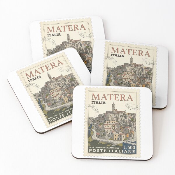Item preview, Vintage Matera Italy Sassi Travel Stamp designed and sold by k3rstman1.