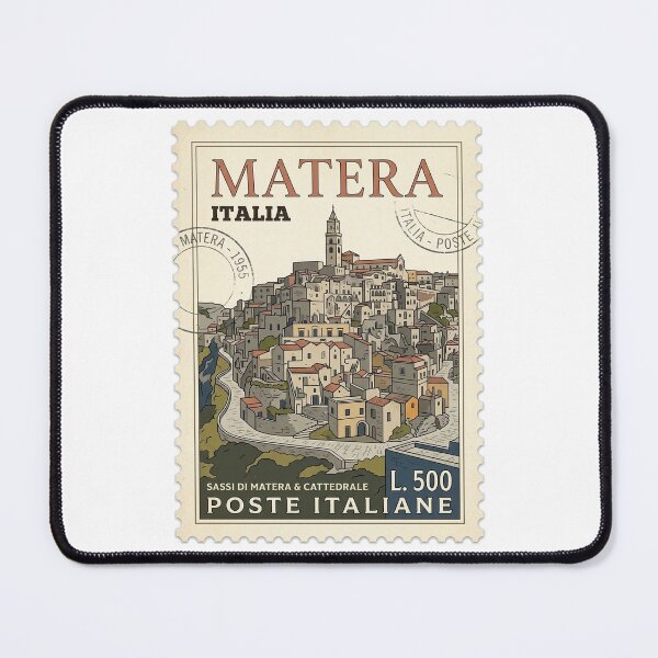 Item preview, Vintage Matera Italy Sassi Travel Stamp designed and sold by k3rstman1.