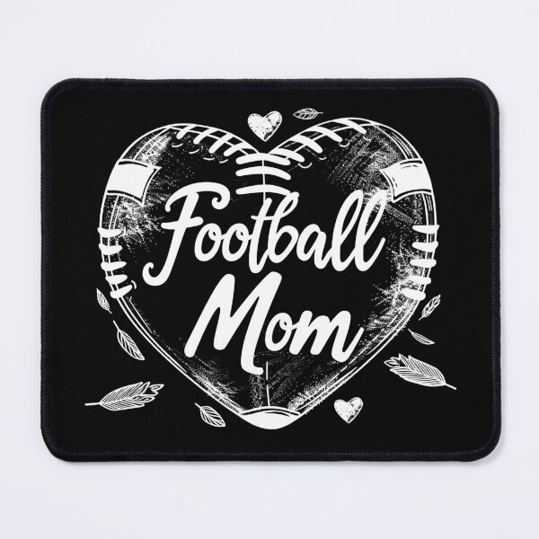 Item preview, Football Mom Heart Distressed Game Day Sports Design designed and sold by inkoutninja.