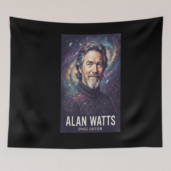 Item preview, Alan Watts | Space Edition | Painting of designed and sold by fejesrussh.