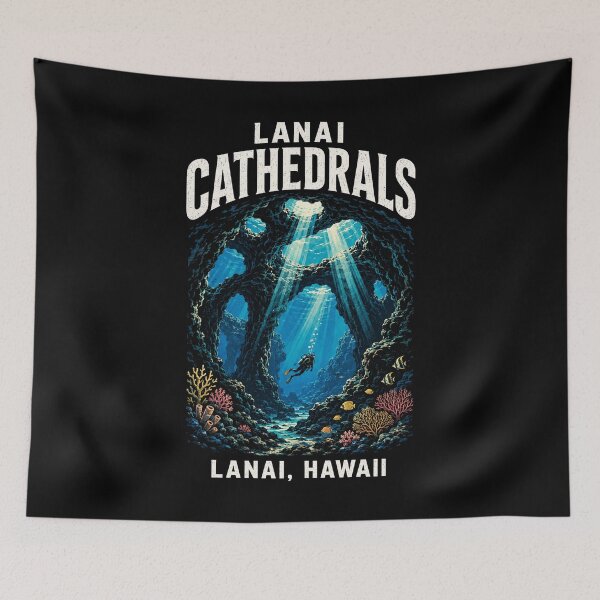 Item preview, Lanai Cathedrals Hawaii Scuba Diving Lava Cavern designed and sold by SubtleSplit.