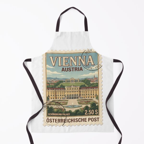 Item preview, Schönbrunn Palace Vienna Austria Vintage Travel Stamp designed and sold by k3rstman1.