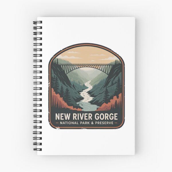 Item preview, New River Gorge National Park & Preserve Vintage Travel Badge designed and sold by Teelogic.