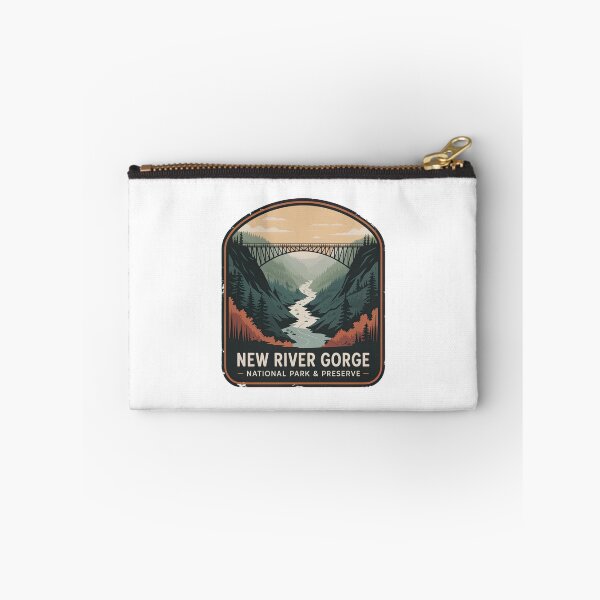 Item preview, New River Gorge National Park & Preserve Vintage Travel Badge designed and sold by Teelogic.