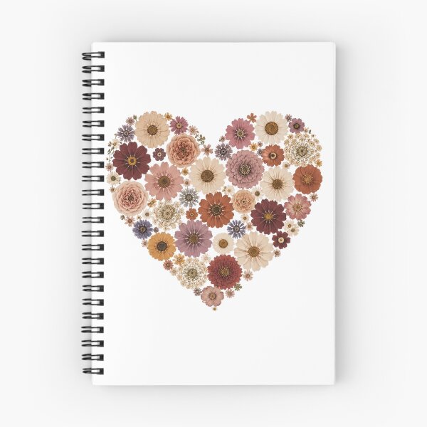Item preview, Rustic Floral Heart Illustration | Vintage Botanical Flower Arrangement designed and sold by PixelBlob.