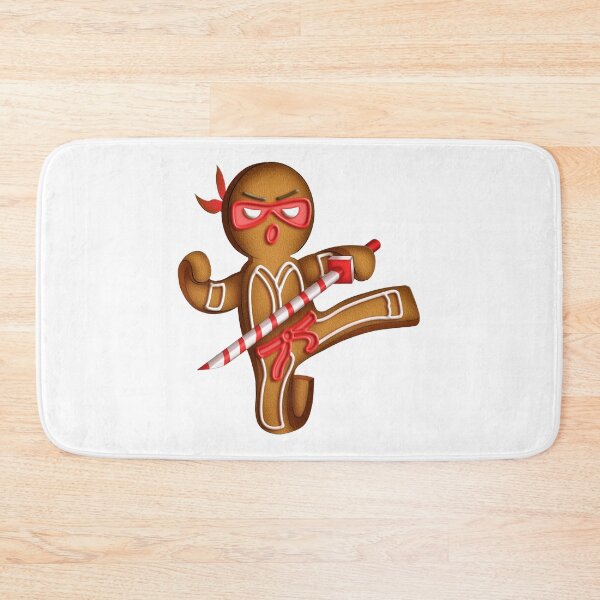 Item preview, Ninja Gingerbread Funny Martial Arts Christmas Warrior Graphic designed and sold by artbdoge.
