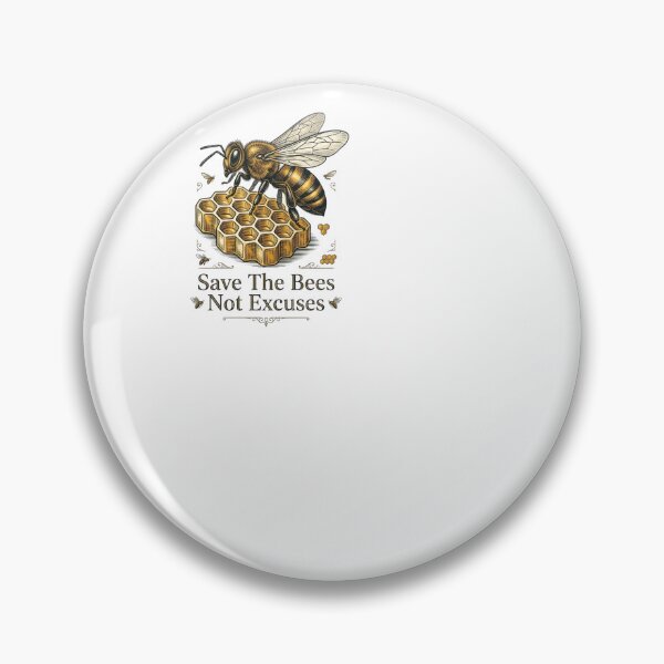 Item preview, Save The Bees Not Excuses - Beekeeping designed and sold by BinAlgoPix.