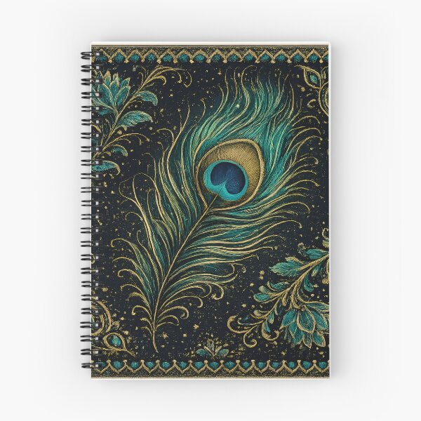 Item preview, Indian Peacock Feather Ornamental Pattern Art designed and sold by RajRang.