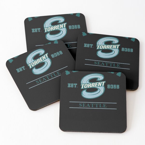 Item preview, Seattle Torrent PWHL Varsity Hockey Logo designed and sold by CosmicKabuki.