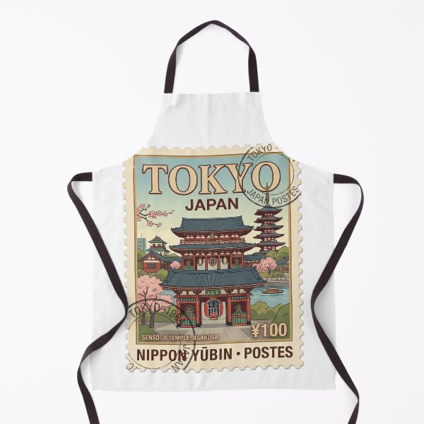 Item preview, Vintage Tokyo Japan Senso-ji Temple Travel Stamp designed and sold by k3rstman1.