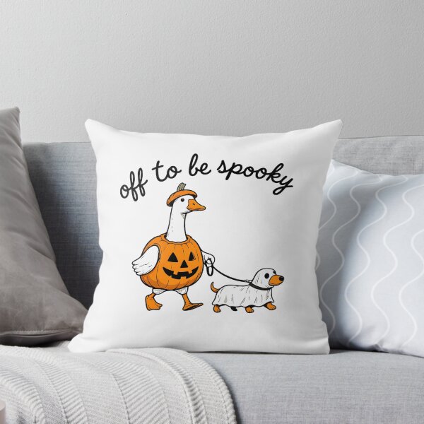 Item preview, Off To Be Spooky Goose Walking Dog designed and sold by yobochart.