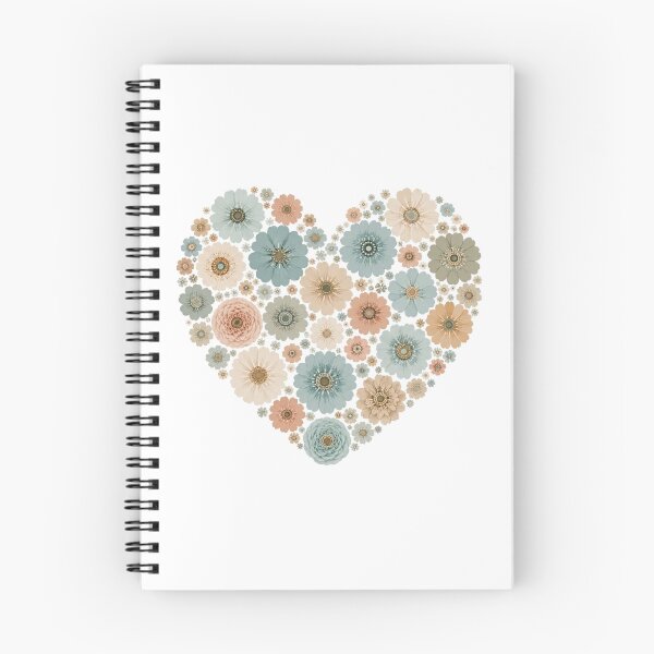 Item preview, Pastel Floral Heart Illustration | Soft Botanical Flower Design designed and sold by PixelBlob.