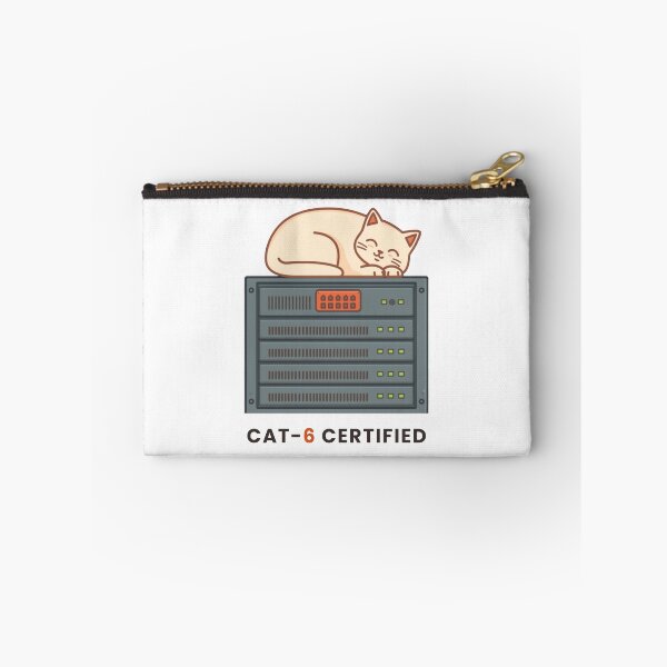 Item preview, Cat-6 Certified Funny Homelab Server Rack Cat T-Shirt designed and sold by abdoali102.