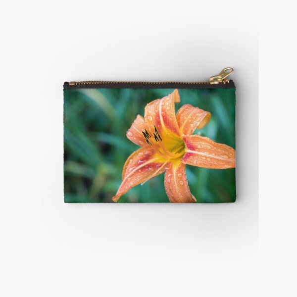 Item preview, Raindrops on Orange Daylily Bloom designed and sold by Georgia Mizuleva.